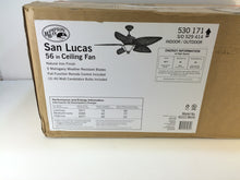 Load image into Gallery viewer, Hampton Bay AG523-MH/NI San Lucas 56" Natural Iron Ceiling Fan 530171