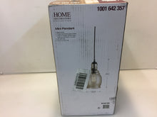 Load image into Gallery viewer, HDC 17221 1-Light Black Mini Pendant with Clear Glass Shade 1001642357
