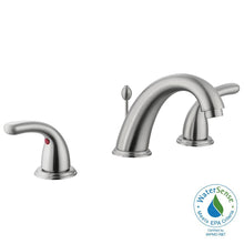 Load image into Gallery viewer, Glacier Bay 67364W-6A04 Builders 8" Widespread Bath Faucet Brushed Nickel