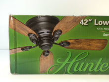 Load image into Gallery viewer, Hunter 51061 Low Profile IV 42 in. Indoor New Bronze Ceiling Fan