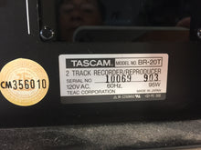 Load image into Gallery viewer, Tascam BR-20T 2-Channel Reel to Reel 1/4" Tape Recorder