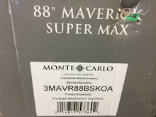 Load image into Gallery viewer, Monte Carlo 3MAVR88BSKOA Maverick Super Max 88" Brushed Steel Ceiling Fan
