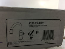 Load image into Gallery viewer, Delta 9197-PN-DST Cassidy Pull-Down Sprayer Kitchen Faucet Polished Nickel