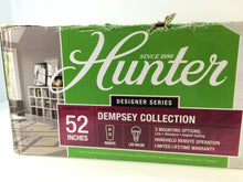 Load image into Gallery viewer, Hunter 59217 Dempsey 52 in. LED Indoor Fresh White Ceiling Fan