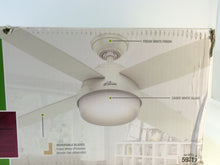 Load image into Gallery viewer, Hunter 59217 Dempsey 52 in. LED Indoor Fresh White Ceiling Fan
