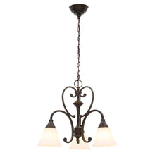 Load image into Gallery viewer, Hampton Bay Somerset 3-Light GEX8193A-3 Bronze Chandelier 175205
