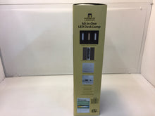 Load image into Gallery viewer, Normande Lighting GP5-3268 18" White All-in-1 LED Desk Lamp with Digital Clock