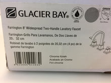 Load image into Gallery viewer, Glacier Bay Farrington 8" Widespread 2-Handle Bath Faucet Chrome HD67751W-6101