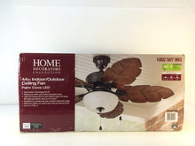 Load image into Gallery viewer, Home Decorators 51544 Palm Cove 44" LED Natural Iron Ceiling Fan 1002507993