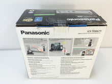 Load image into Gallery viewer, Panasonic KX-TG6671B DECT 6.0+ Corded/Cordless Phone w Digital Answering System