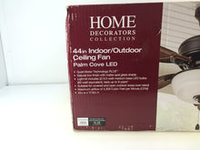 Load image into Gallery viewer, Home Decorators 51544 Palm Cove 44" LED Natural Iron Ceiling Fan 1002507993