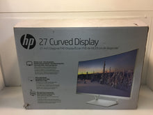 Load image into Gallery viewer, HP HP27SC1 27" Curved LCD WLED Monitor Silver Z4N74AA CNC721144T, NOB