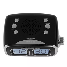 Load image into Gallery viewer, Studebaker SB3500 Retro Digital Bluetooth AM/FM Clock Radio, Black