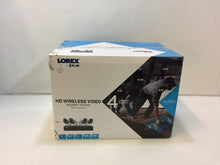 Load image into Gallery viewer, Lorex LX4471W 4CH Black Wireless DVR 720p 1HD 1TB with 4 Digital Cameras