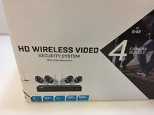 Load image into Gallery viewer, Lorex LX4471W 4CH Black Wireless DVR 720p 1HD 1TB with 4 Digital Cameras