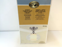 Load image into Gallery viewer, Hampton Bay EC4238NIB 1Light Chrome Dumant Glass Semi-Flush Mount Light 939902