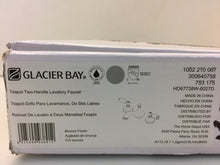 Load image into Gallery viewer, Glacier Bay Teapot 8" Widespread 2-Handle Bath Faucet Bronze HD67738W-6027D