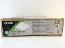 Load image into Gallery viewer, Lithonia Lighting FMLSL 14 840 M4 14" Square Low-Profile White LED Flushmount