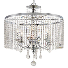Load image into Gallery viewer, Home Decorators 6-Light Polished Chrome Chandelier K9 Crystal Dangles HD-1146-I
