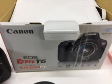 Load image into Gallery viewer, Canon EOS Rebel T6 18.0 MP Digital DSLR Camera with 18-55mm II lens