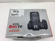 Load image into Gallery viewer, Canon EOS Rebel T6 18.0 MP Digital DSLR Camera with 18-55mm II lens