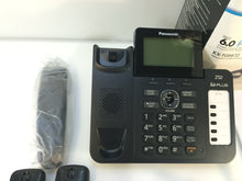 Load image into Gallery viewer, Panasonic KX-TG6672 1.9 GHz Single Line Corded Cordless Phone with 2 Handsets