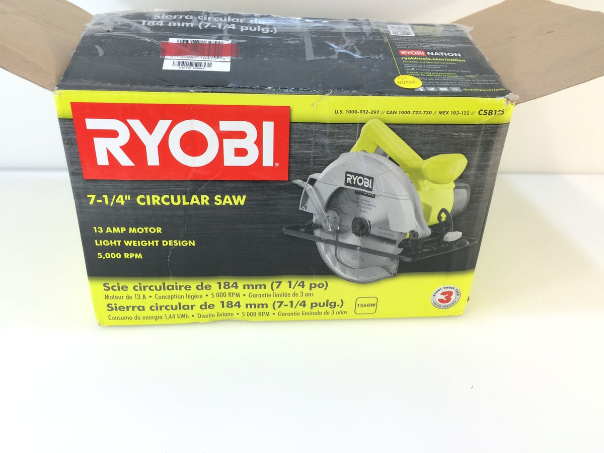 Ryobi CSB125 13-Amp 7-1/4 in. Circular Saw, No Manual – NT Electronics LLC