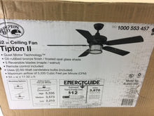 Load image into Gallery viewer, Hampton Bay AL995-ORB Tipton II 52" Oil-Rubbed Bronze Ceiling Fan with Light Kit
