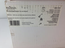 Load image into Gallery viewer, Pegasus 873W-9096H Bamboo WaterSense 1-Handle 3-Spray Tub Shower Faucet Bronze