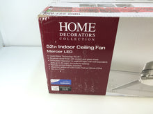 Load image into Gallery viewer, Home Decorators 54725 Mercer 52" LED Brushed Nickel Ceiling Fan 1002227827