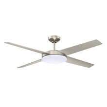 Load image into Gallery viewer, Kendal Lighting Inc Lopro 52in. LED Satin Nickel DC Motor Ceiling Fan AC21352-SN