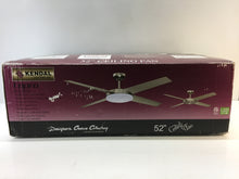 Load image into Gallery viewer, Kendal Lighting Inc Lopro 52in. LED Satin Nickel DC Motor Ceiling Fan AC21352-SN