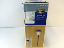 Load image into Gallery viewer, Hampton Bay NXT296P-100 Bronze LED Glass Solar Pathway Light 6-pk 1001486800