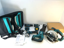 Load image into Gallery viewer, Makita XT505 18-Volt LXT Lithium-Ion Cordless Combo Kit 5-Tool