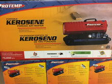 Load image into Gallery viewer, Pro-Temp PT-70T-KFA 70,000 BTU Kerosene Forced Air Heater with Thermostat
