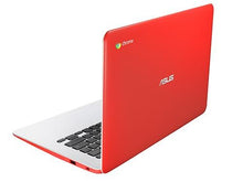 Load image into Gallery viewer, Laptop ASUS Chromebook C300S 13.3" Intel N2830 2.16G 4GB 32GB WiFi BT CAM, RED
