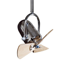Load image into Gallery viewer, Vento Fino 13 in. Chrome Ceiling Fan with Remote Control K-00068