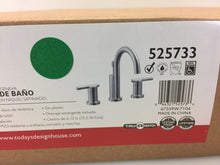 Load image into Gallery viewer, Design House 525733 Geneva 8" Widespread 2-Handle Bathroom Faucet Satin Nickel
