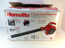 Load image into Gallery viewer, Homelite UT26HBV 150 MPH 400 CFM 26cc Gas Handheld Blower Vacuum