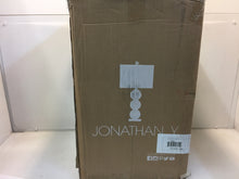 Load image into Gallery viewer, Set of 2 JONATHAN Y JYL1070A-SET2 Bella 27" Glass Triple-Sphere Table Lamp Clear