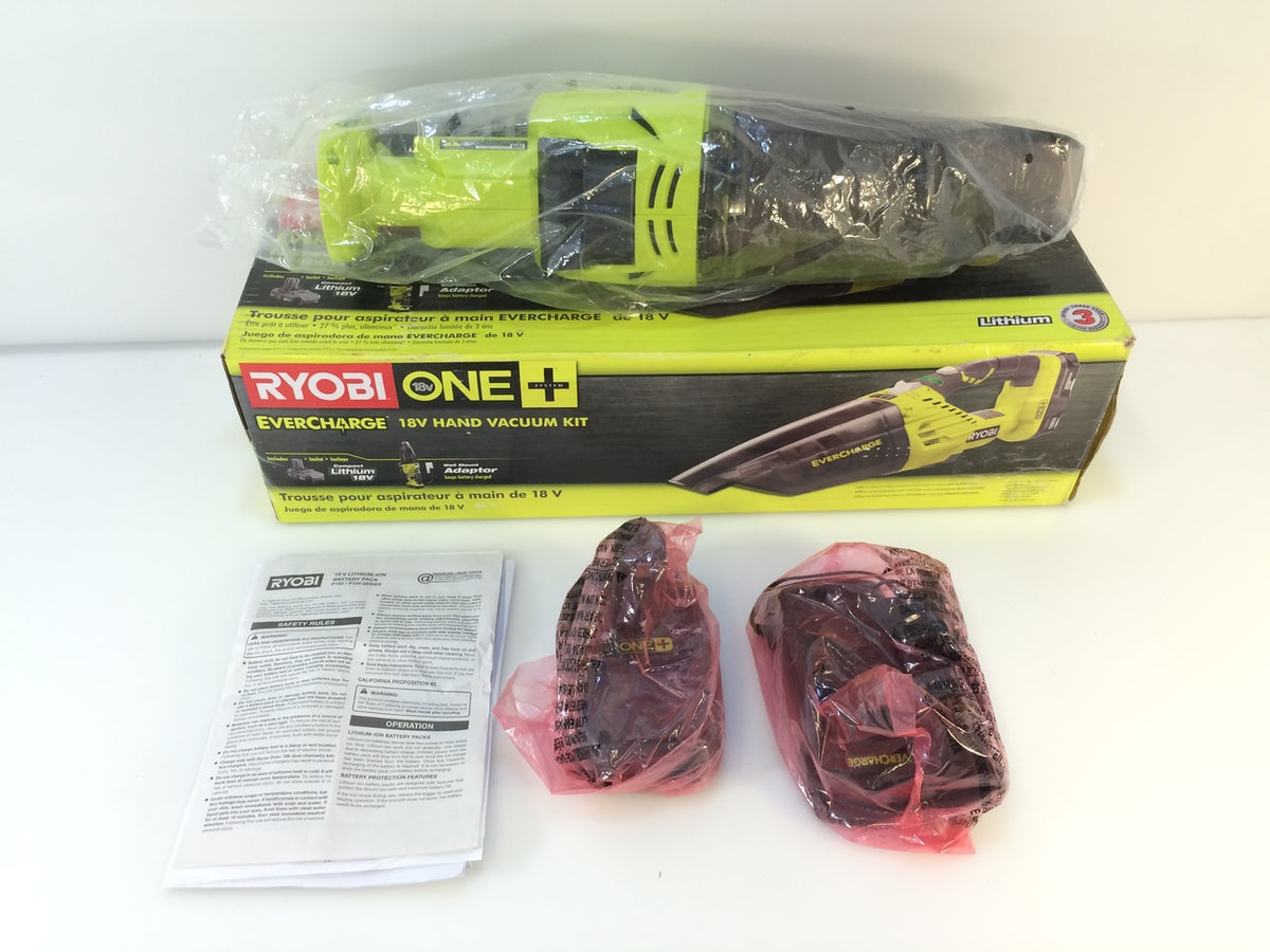 Ryobi P714K ONE+ EVERCHARGE Hand Vacuum Kit – NT Electronics LLC