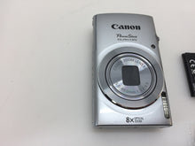 Load image into Gallery viewer, Canon PowerShot ELPH135 16MP 8x Optical Zoome Silver Digital Camera