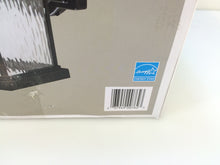Load image into Gallery viewer, Hampton Bay Lumsden Wall-mount Black LED Motion Sensor Lantern 10000001784