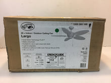 Load image into Gallery viewer, Hampton Bay 26682 Largo 48" Indoor/Outdoor Matte White Ceiling Fan 1000060168