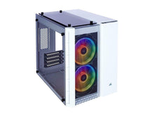 Load image into Gallery viewer, Corsair Crystal 280X RGB Micro-ATX Case Tempered Glass White CC-9011137-WW