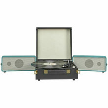 Load image into Gallery viewer, AVGO CR6230E-TU Portable USB Turntable With Foldout Speakers - Turquoise