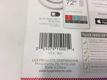 Load image into Gallery viewer, LUX/GEO GEO-WH-003 7-Day Wi-Fi Programmable Thermostat in White