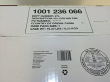 Load image into Gallery viewer, Home Decorators SW1422MBK Merwry 52" LED Matte Black Ceiling Fan 1001236066