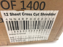 Load image into Gallery viewer, Avgo 12 Sheet Crosscut Paper Shredder Black 4NN4RP0000010