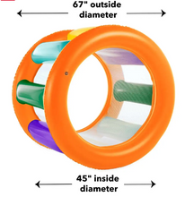 Load image into Gallery viewer, HearthSong Roll With It 2.0 Giant Inflatable Rainbow Land Roller 733710